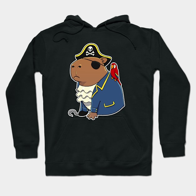 Capybara Pirate Costume Hoodie by capydays